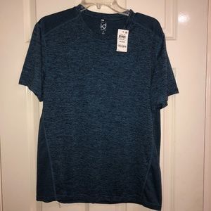 NEW Ideology Mens Core TEE Crew Neck Mesh Shirt M